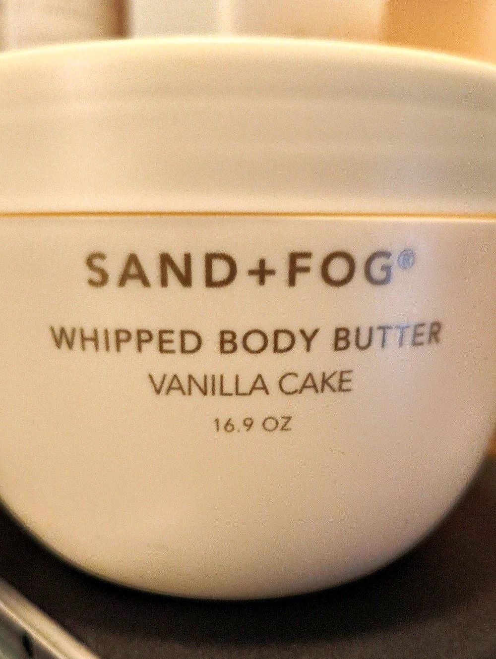 SAND+FOG Whipped Body Butter Vanilla Cake, 16.9 oz